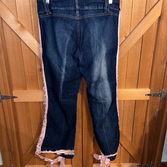 XOXO Bootcut Jeans Ribbon Down Sides 9/10 - Picture 2 of 8